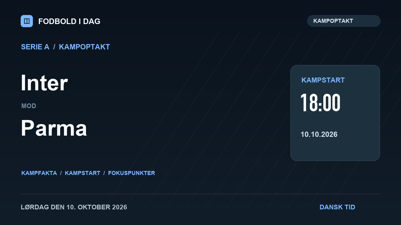 Kampoptakt: Inter mod Parma